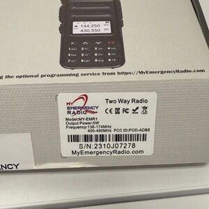 Black Two Way Radio (2)